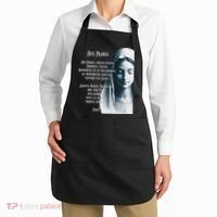 Latin Hail Mary Blessed Mother Rosary Prayer Apron thumb 2
