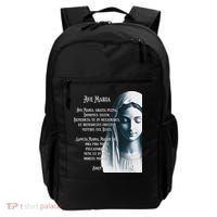 Latin Hail Mary Blessed Mother Rosary Prayer Backpack thumb 0