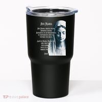 Latin Hail Mary Blessed Mother Rosary Prayer Tumbler thumb 0