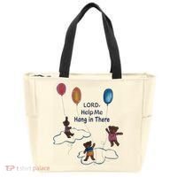 Lord Help Me Hang In There Funny Meme Tote Bag thumb 0