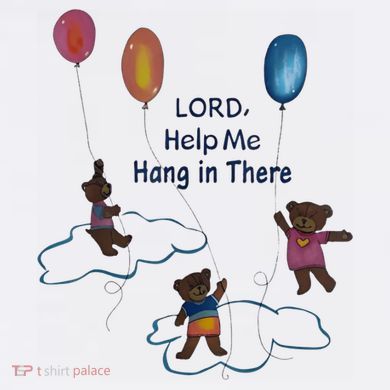 Lord Help Me Hang In There Funny Meme Comfort Colors Garment-Dyed Hooded Sweatshirt