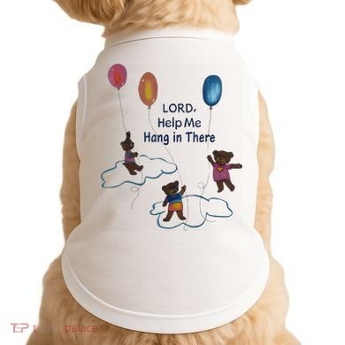 Lord Help Me Hang In There Funny Meme Doggie Tank