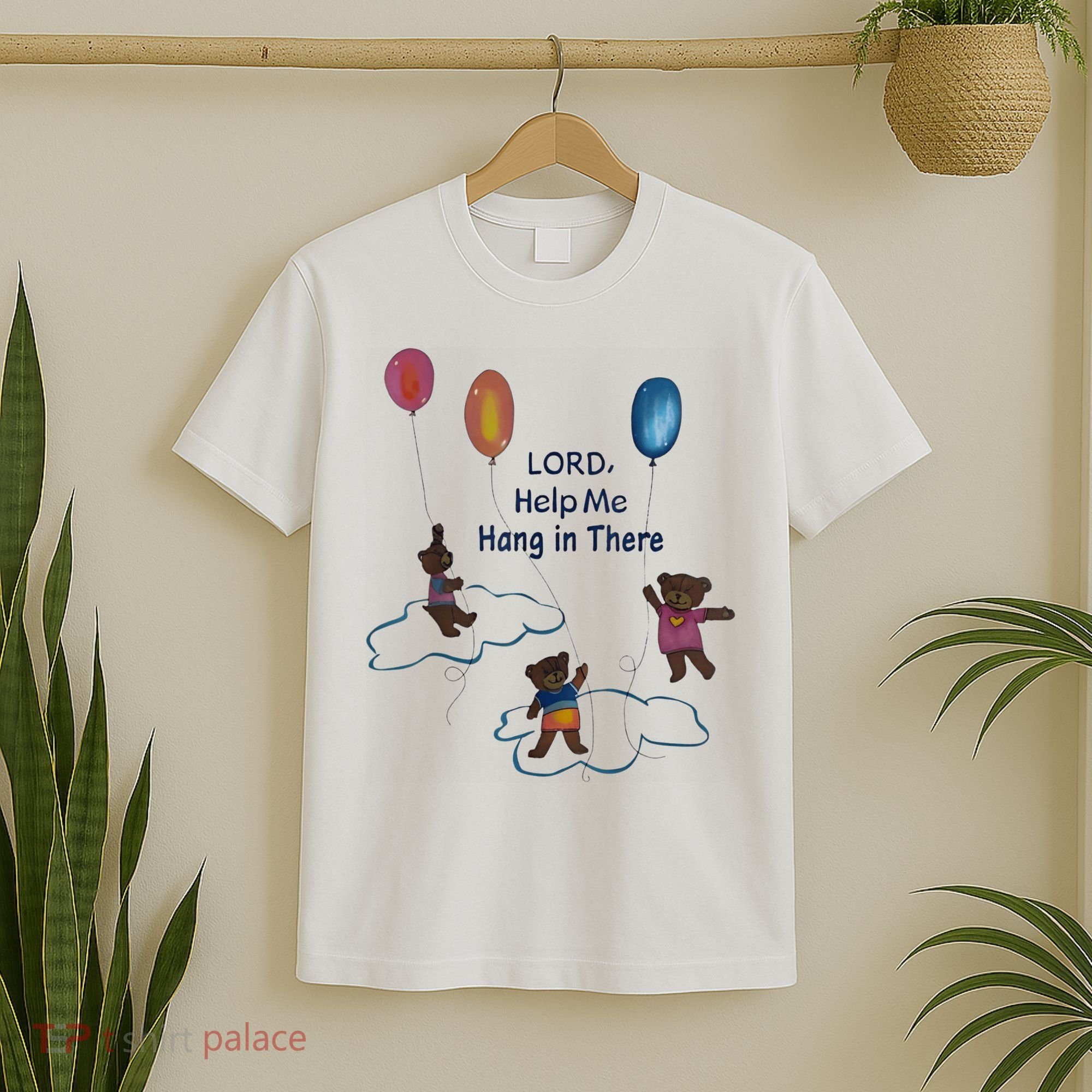 Lord Help Me Hang In There Funny Meme T-Shirt