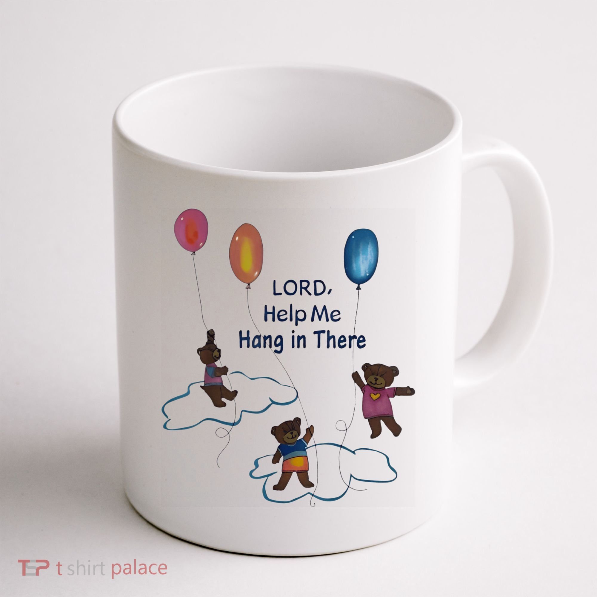 Lord Help Me Hang In There Funny Meme Coffee Mug