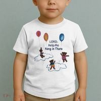 Lord Help Me Hang In There Funny Meme Toddler T-Shirt thumb 2