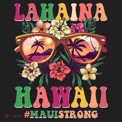 Lahaina Hawaii #Maui Strong Women's Dry Zone Grid Polo