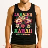 Lahaina Hawaii #Maui Strong Tank Top thumb 3