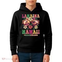Lahaina Hawaii #Maui Strong Kids Hoodie thumb 4