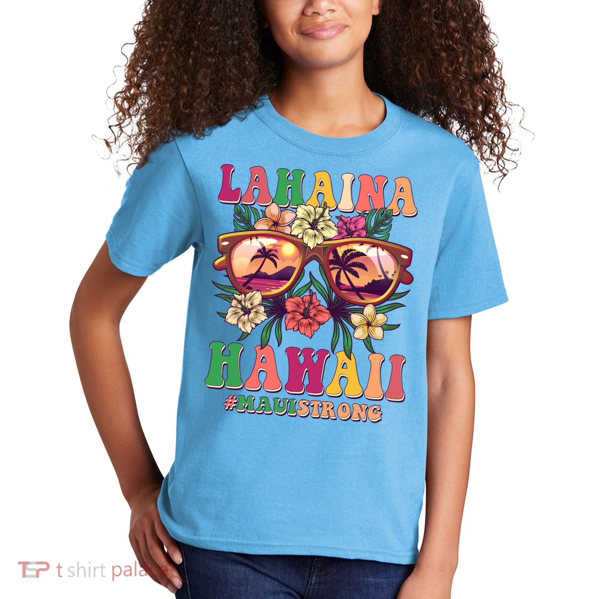Lahaina Hawaii #Maui Strong Kids T-Shirt