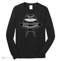 Lowrider Hat & Moustache, Chicano Cholo, Latino Low Rider Long Sleeve Shirt thumb 0