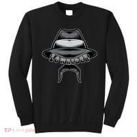 Lowrider Hat & Moustache, Chicano Cholo, Latino Low Rider Sweatshirt thumb 0