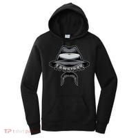 Lowrider Hat & Moustache, Chicano Cholo, Latino Low Rider Women's Hoodie thumb 0