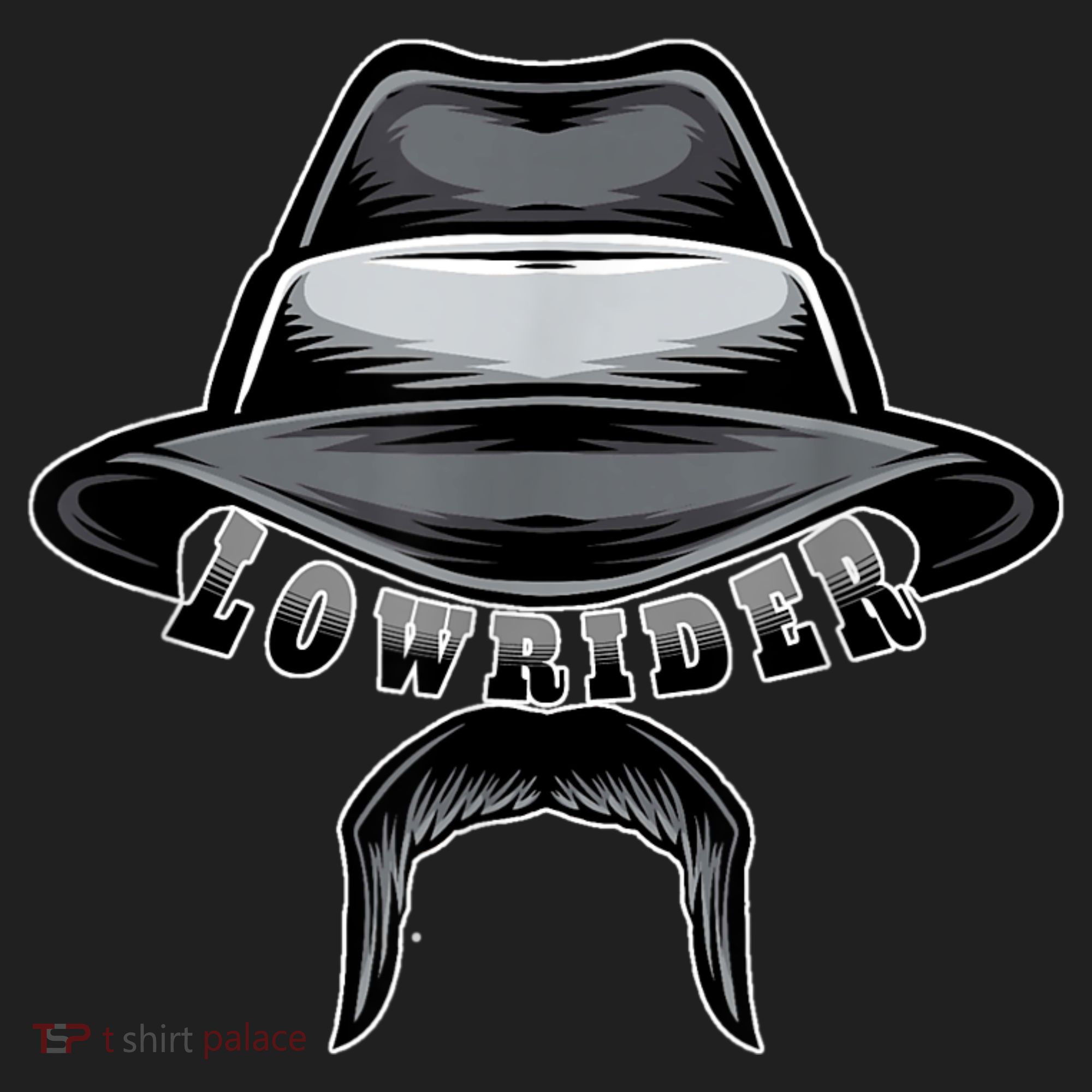 Lowrider Hat & Moustache, Chicano Cholo, Latino Low Rider Tumbler