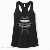 Lowrider Hat & Moustache, Chicano Cholo, Latino Low Rider Women's Tank Top thumb 0