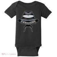 Lowrider Hat & Moustache, Chicano Cholo, Latino Low Rider Baby Bodysuit thumb 0