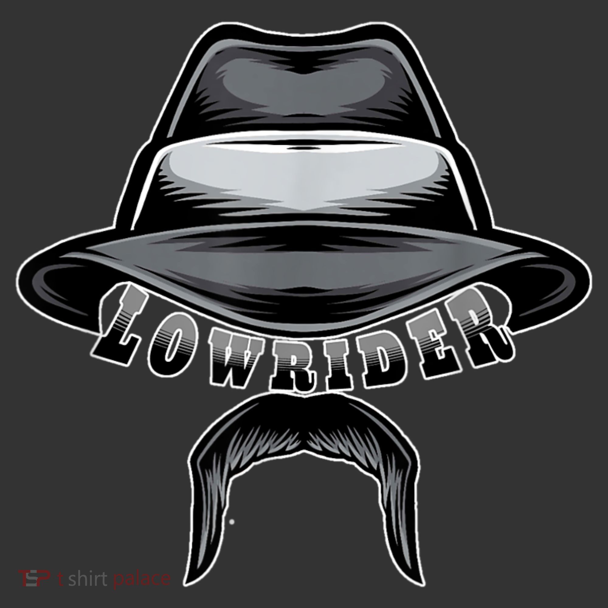 Lowrider Hat & Moustache, Chicano Cholo, Latino Low Rider Ornament