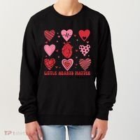 Little Hearts Matter Chd Awareness Heart Anatomy Valentine Women's Sweatshirt thumb 0