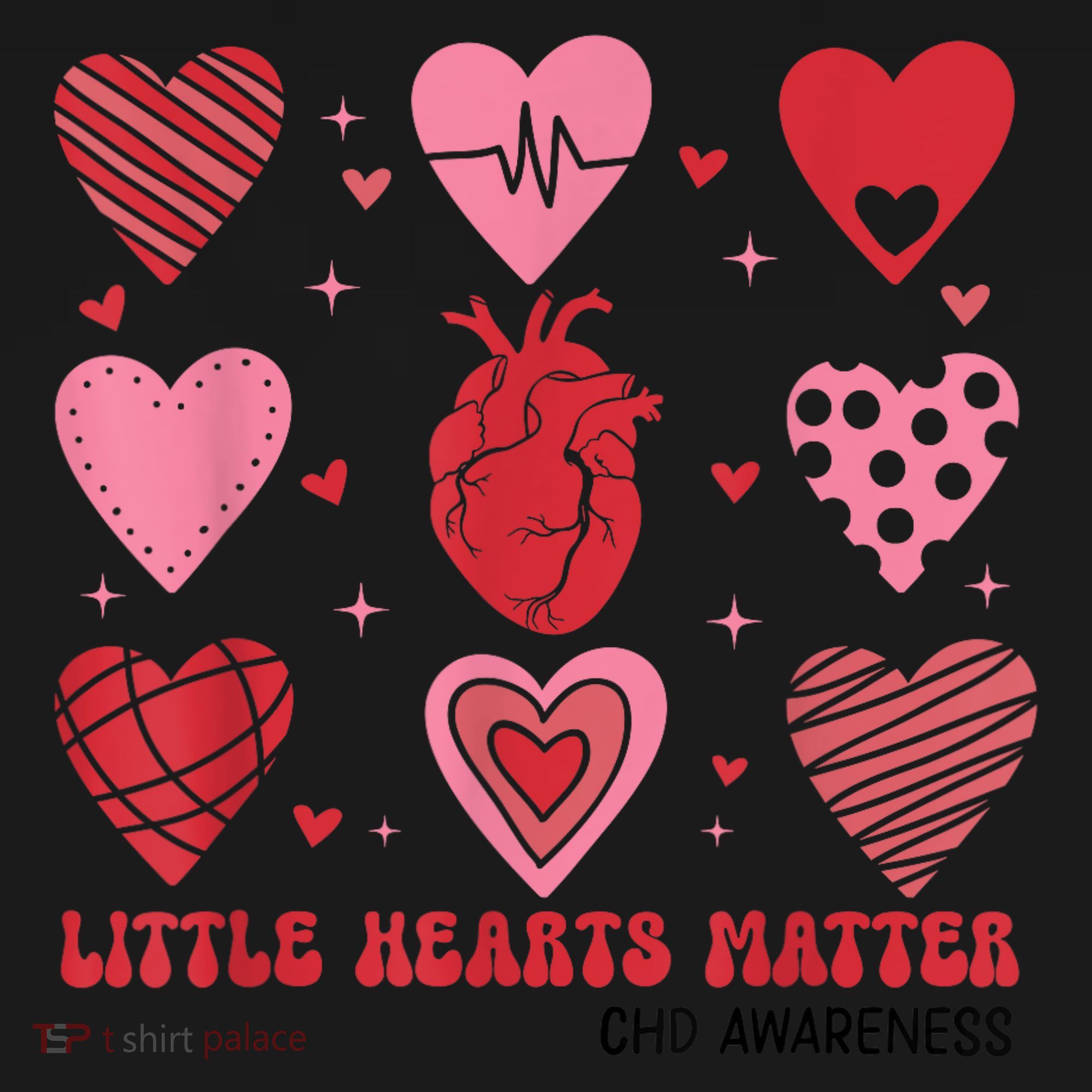 Little Hearts Matter Chd Awareness Heart Anatomy Valentine Women's Hoodie