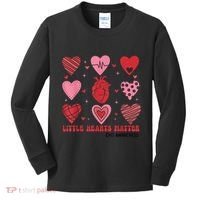 Little Hearts Matter Chd Awareness Heart Anatomy Valentine Kids Long Sleeve Shirt thumb 0