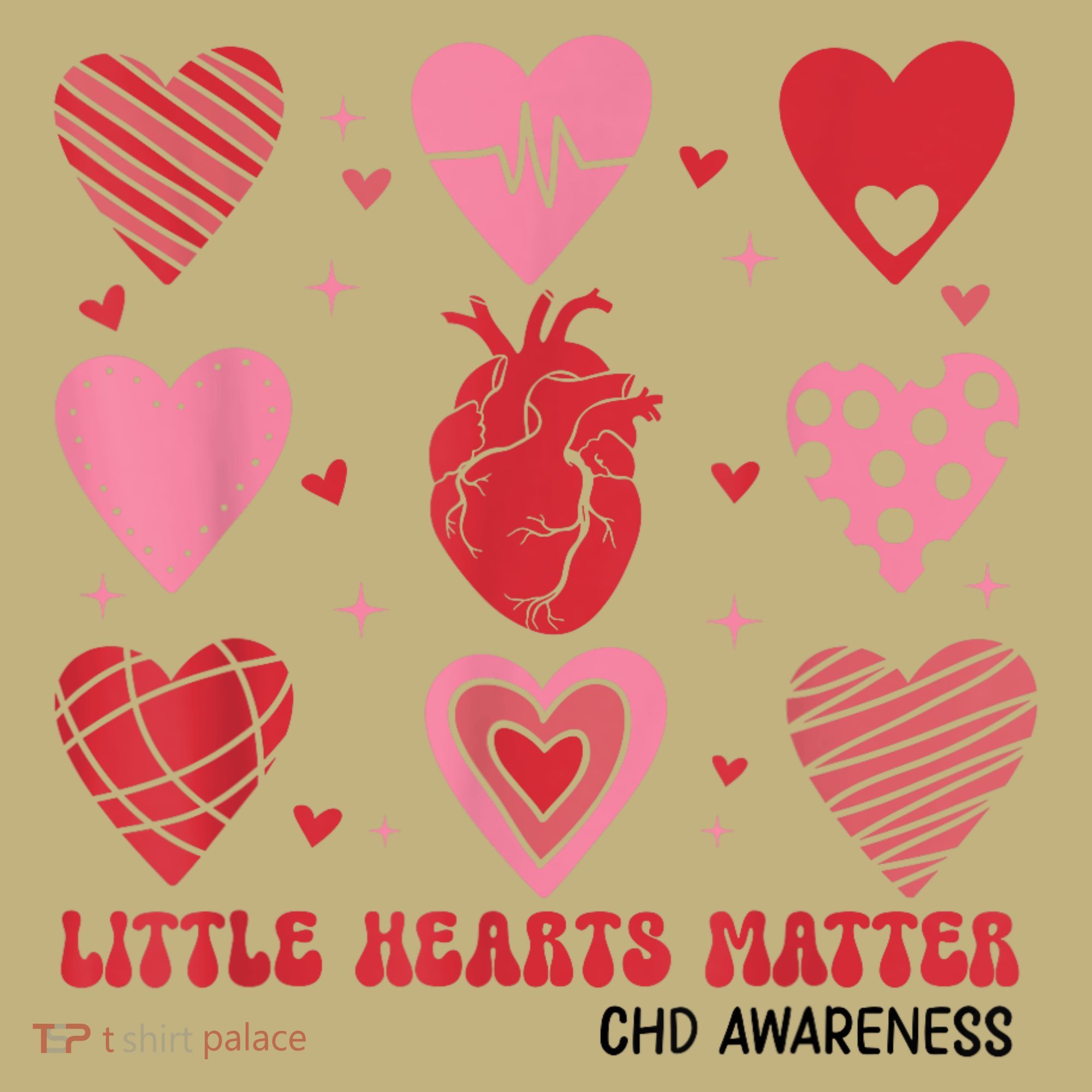 Little Hearts Matter Chd Awareness Heart Anatomy Valentine Long Sleeve Shirt