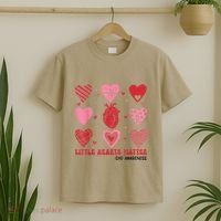 Little Hearts Matter Chd Awareness Heart Anatomy Valentine T-Shirt thumb 2