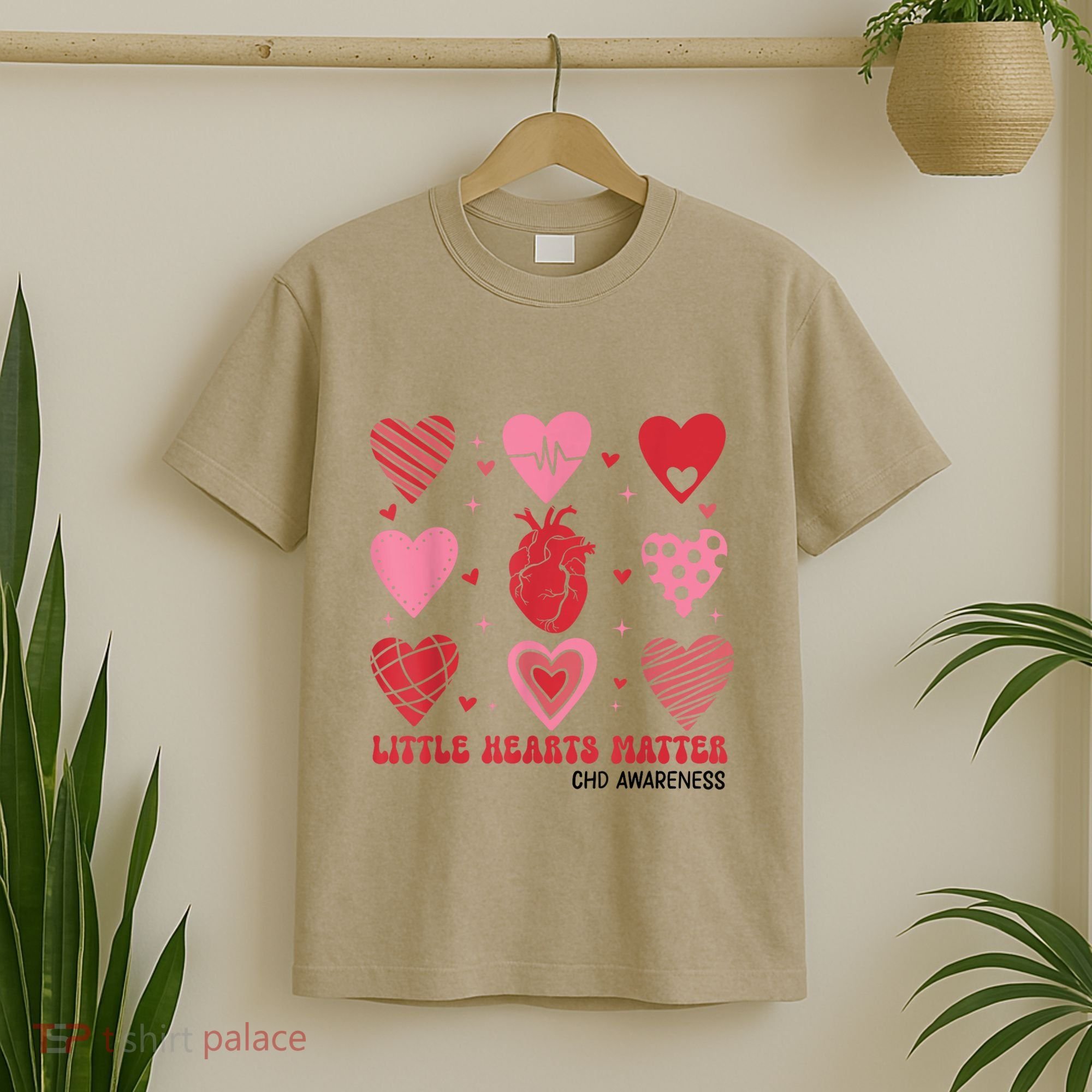 Little Hearts Matter Chd Awareness Heart Anatomy Valentine T-Shirt