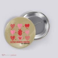 Little Hearts Matter Chd Awareness Heart Anatomy Valentine Button thumb 0