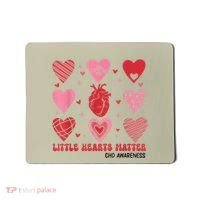 Little Hearts Matter Chd Awareness Heart Anatomy Valentine Mousepad thumb 0