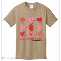 Little Hearts Matter Chd Awareness Heart Anatomy Valentine Kids T-Shirt thumb 0