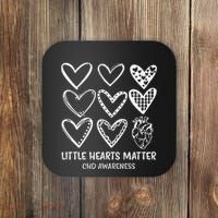 Little Hearts Matter Chd Disease Awareness Heart Warrior Coaster thumb 0