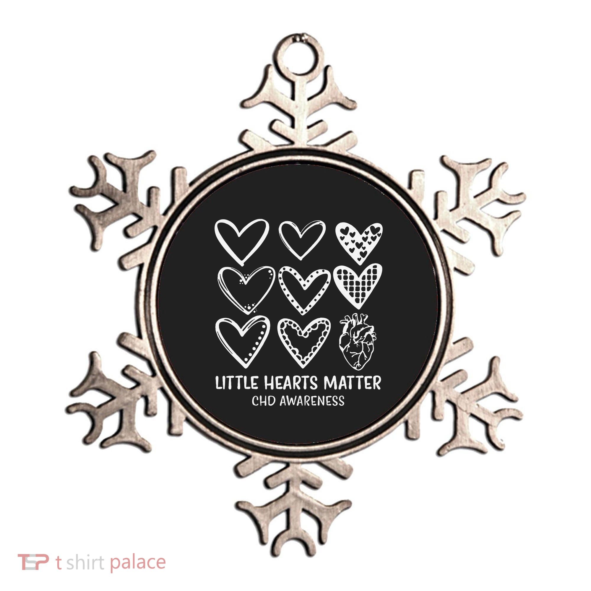 Little Hearts Matter Chd Disease Awareness Heart Warrior Ornament