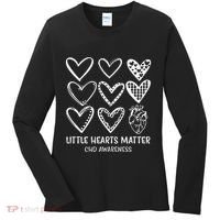 Little Hearts Matter Chd Disease Awareness Heart Warrior Women's Long Sleeve Shirt thumb 0
