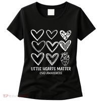 Little Hearts Matter Chd Disease Awareness Heart Warrior Women's T-Shirt thumb 0