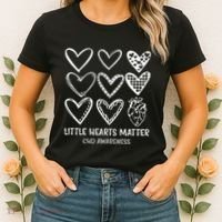 Little Hearts Matter Chd Disease Awareness Heart Warrior Women's T-Shirt thumb 2