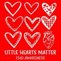 Little Hearts Matter Chd Disease Awareness Heart Warrior Santa Hat thumb 1