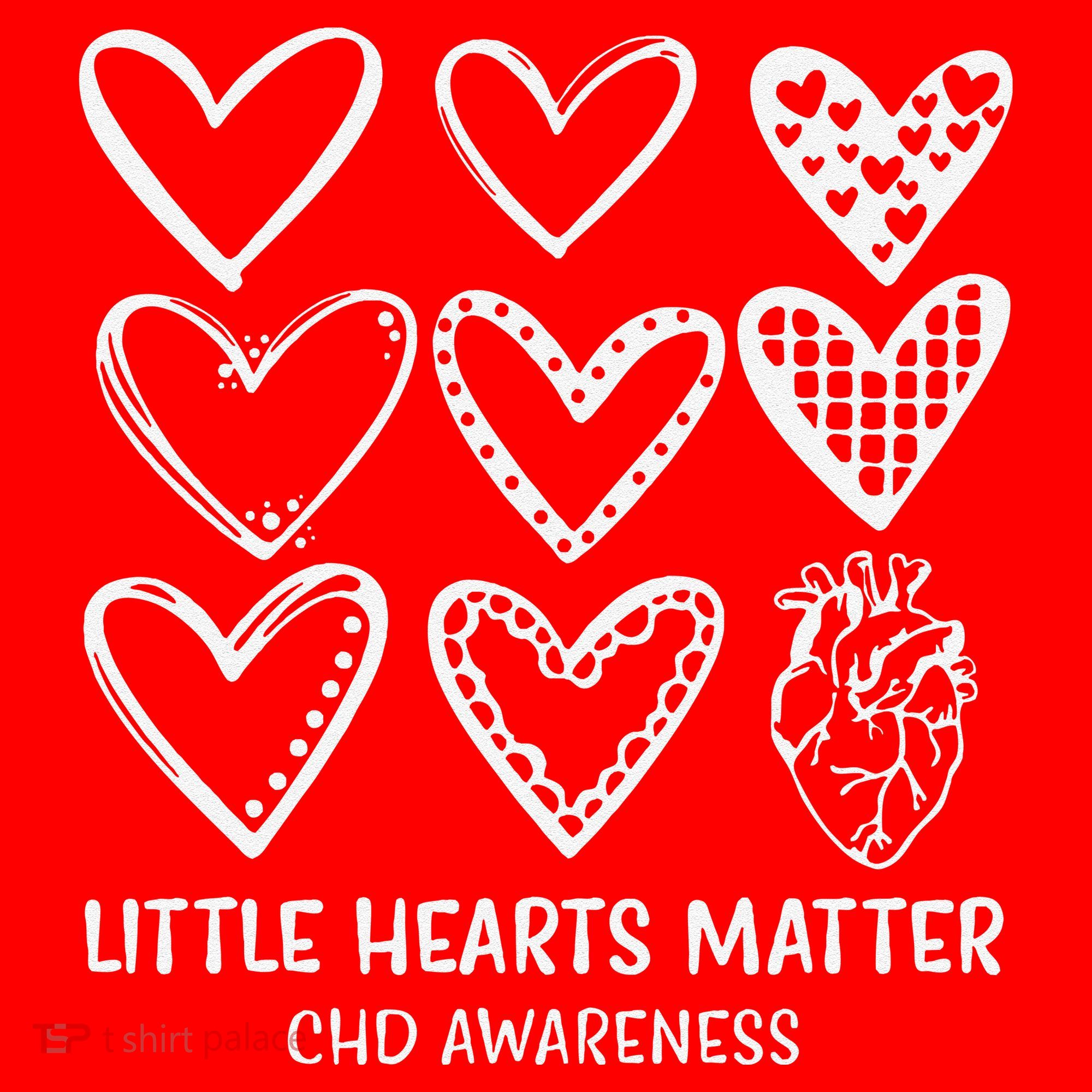 Little Hearts Matter Chd Disease Awareness Heart Warrior Santa Hat