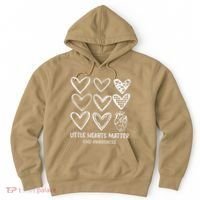 Little Hearts Matter Chd Disease Awareness Heart Warrior Hoodie thumb 0