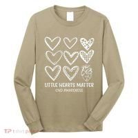 Little Hearts Matter Chd Disease Awareness Heart Warrior Long Sleeve Shirt thumb 0