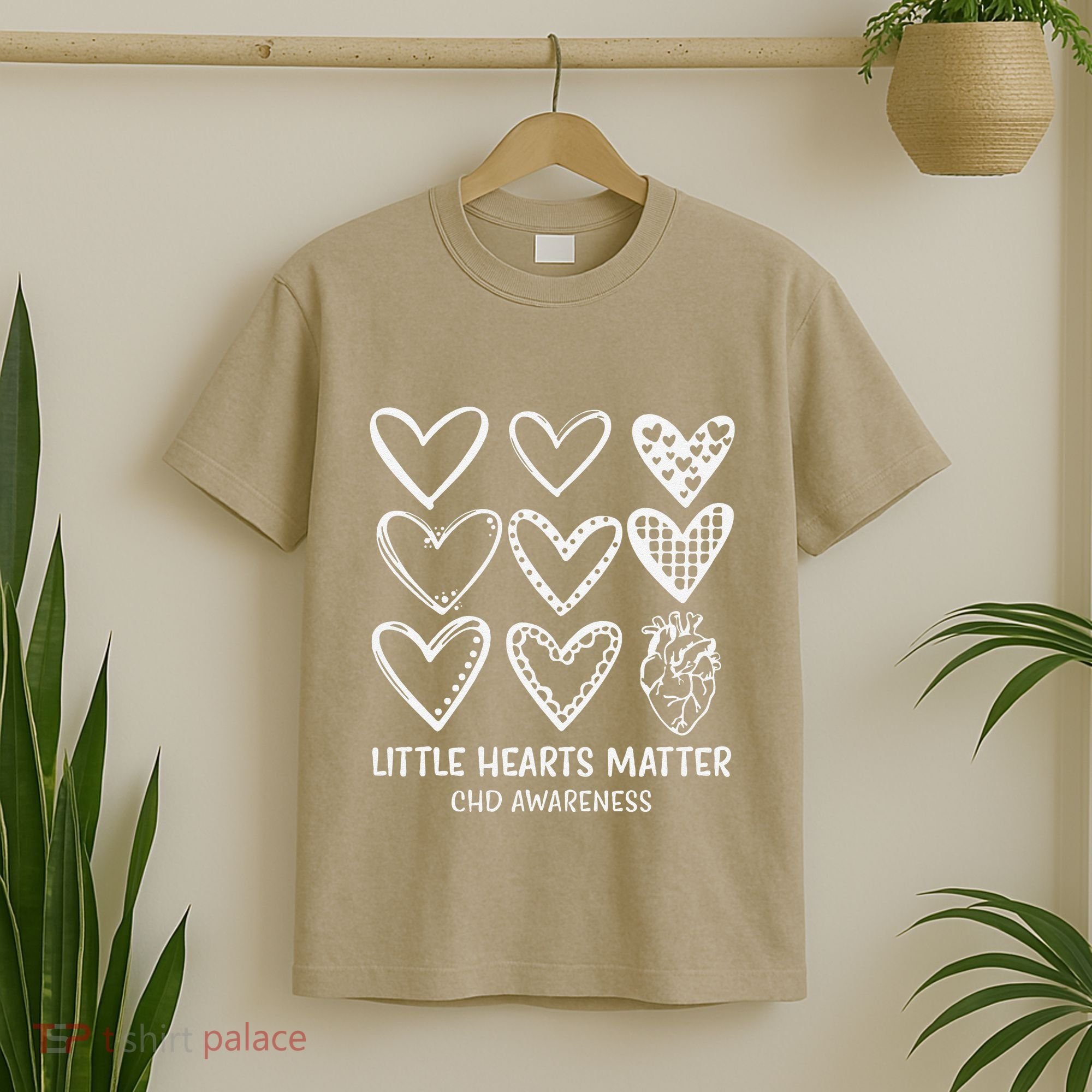 Little Hearts Matter Chd Disease Awareness Heart Warrior T-Shirt