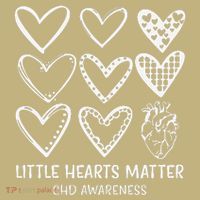 Little Hearts Matter Chd Disease Awareness Heart Warrior Mousepad thumb 1