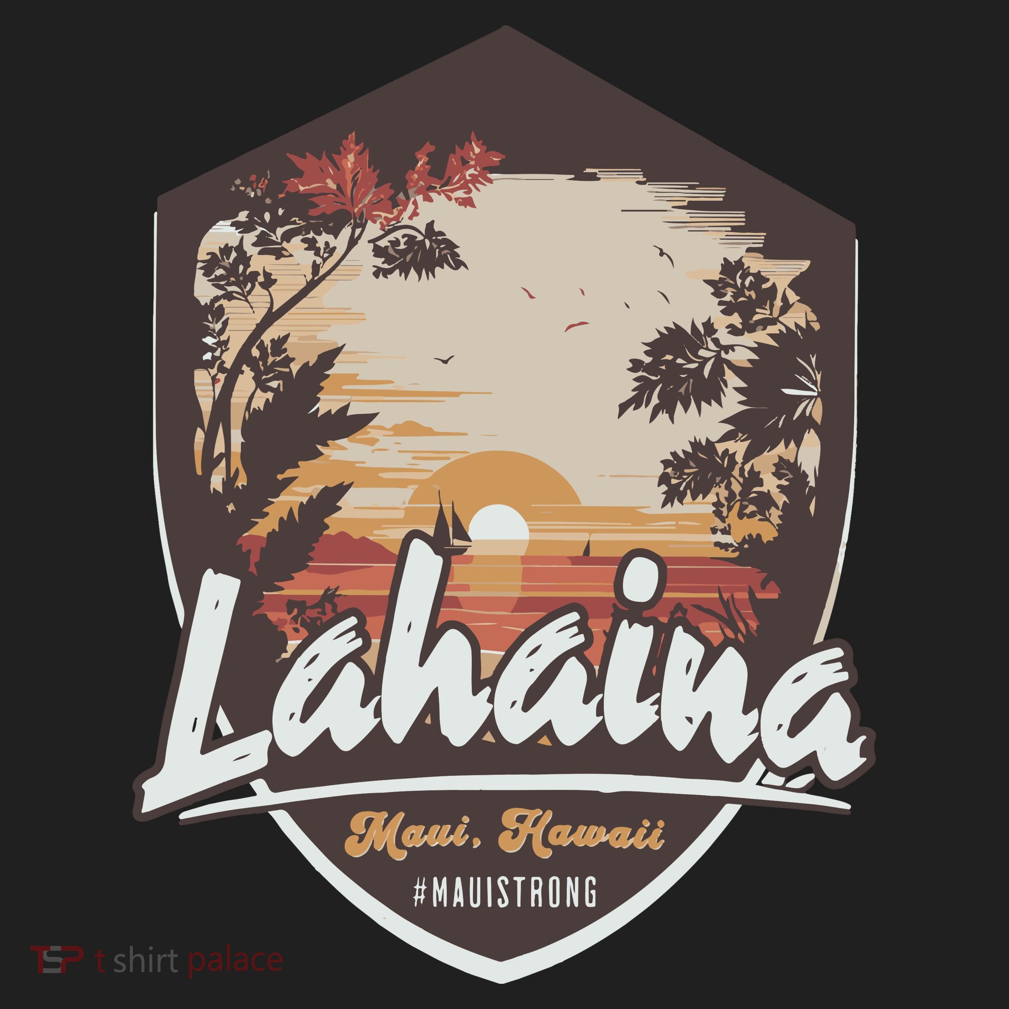 Lahaina Hawaii Maui Strong Support Women's Sweatshirt