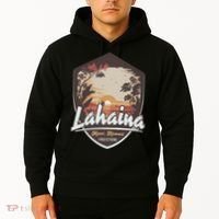 Lahaina Hawaii Maui Strong Support Hoodie thumb 2