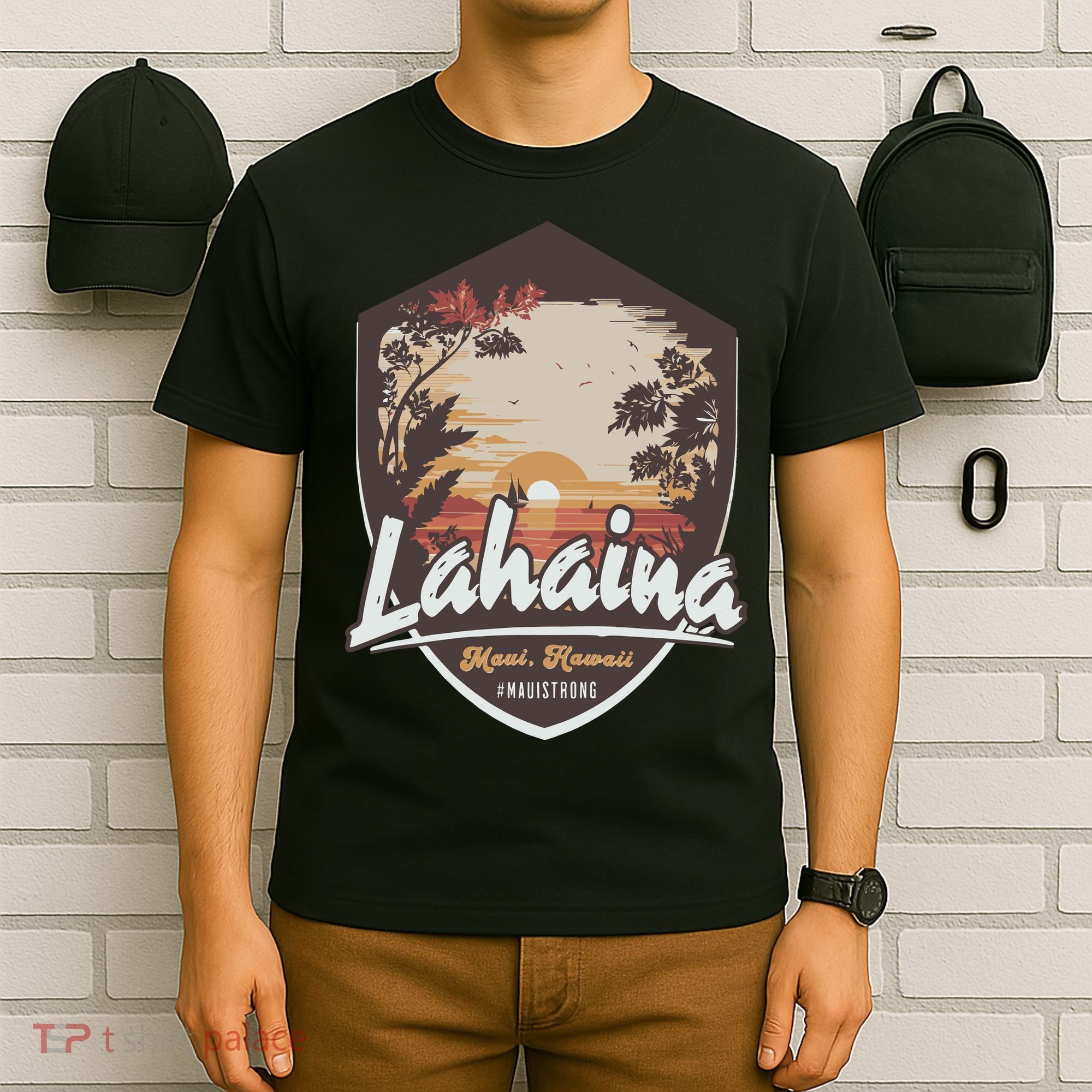 Lahaina Hawaii Maui Strong Support T-Shirt