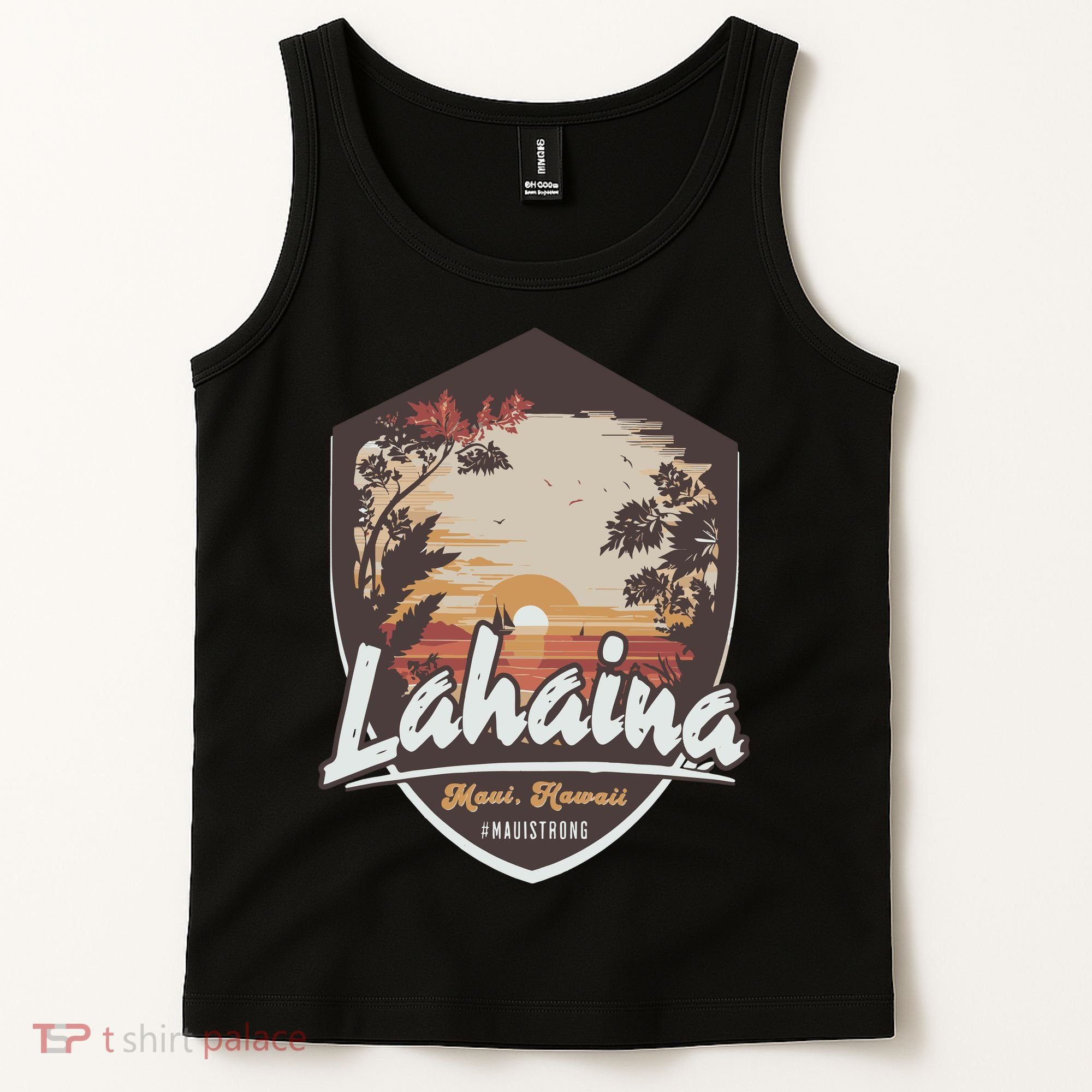 Lahaina Hawaii Maui Strong Support Tank Top