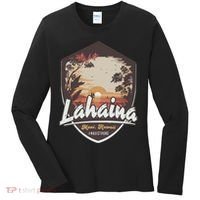 Lahaina Hawaii Maui Strong Support Women's Long Sleeve Shirt thumb 0