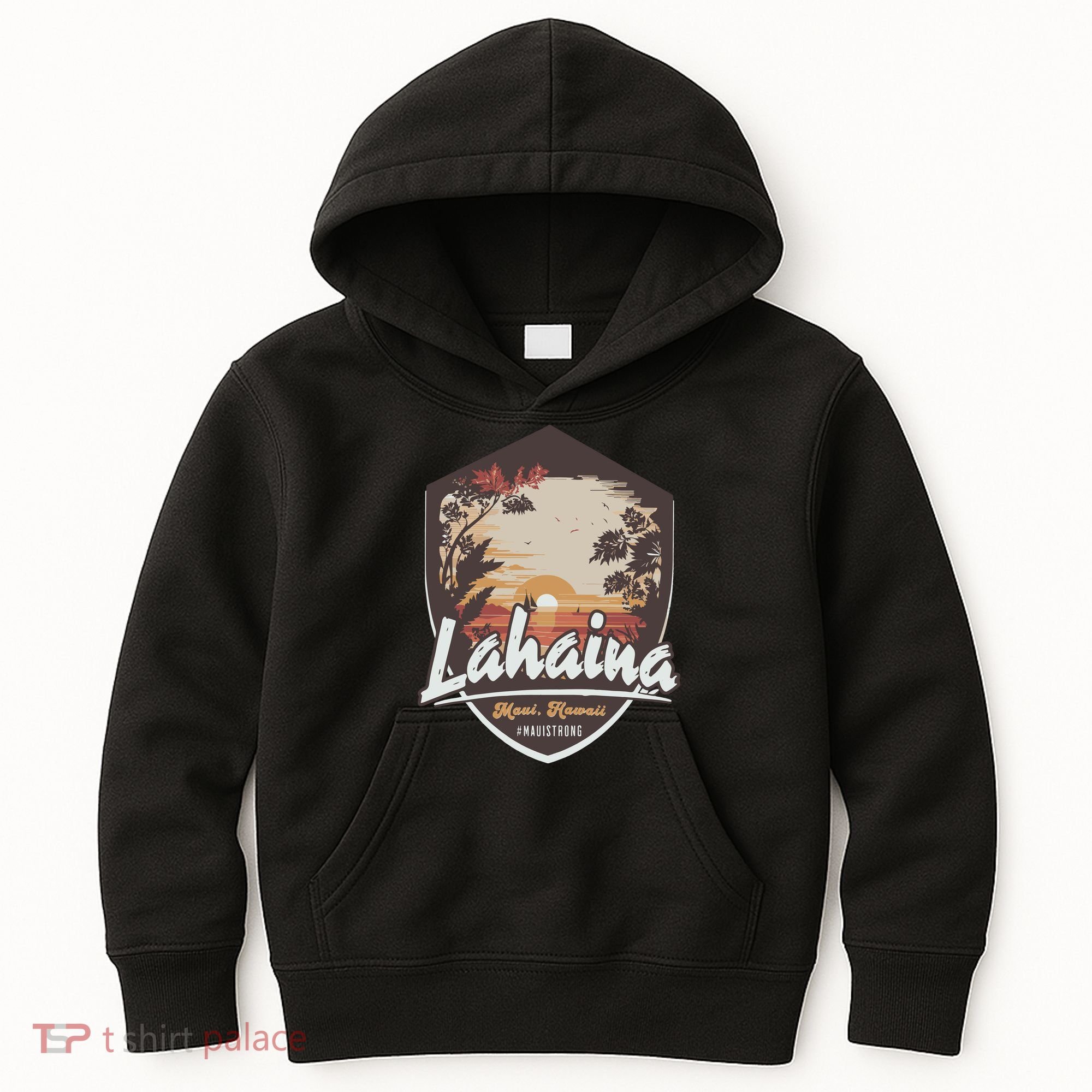 Lahaina Hawaii Maui Strong Support Kids Hoodie