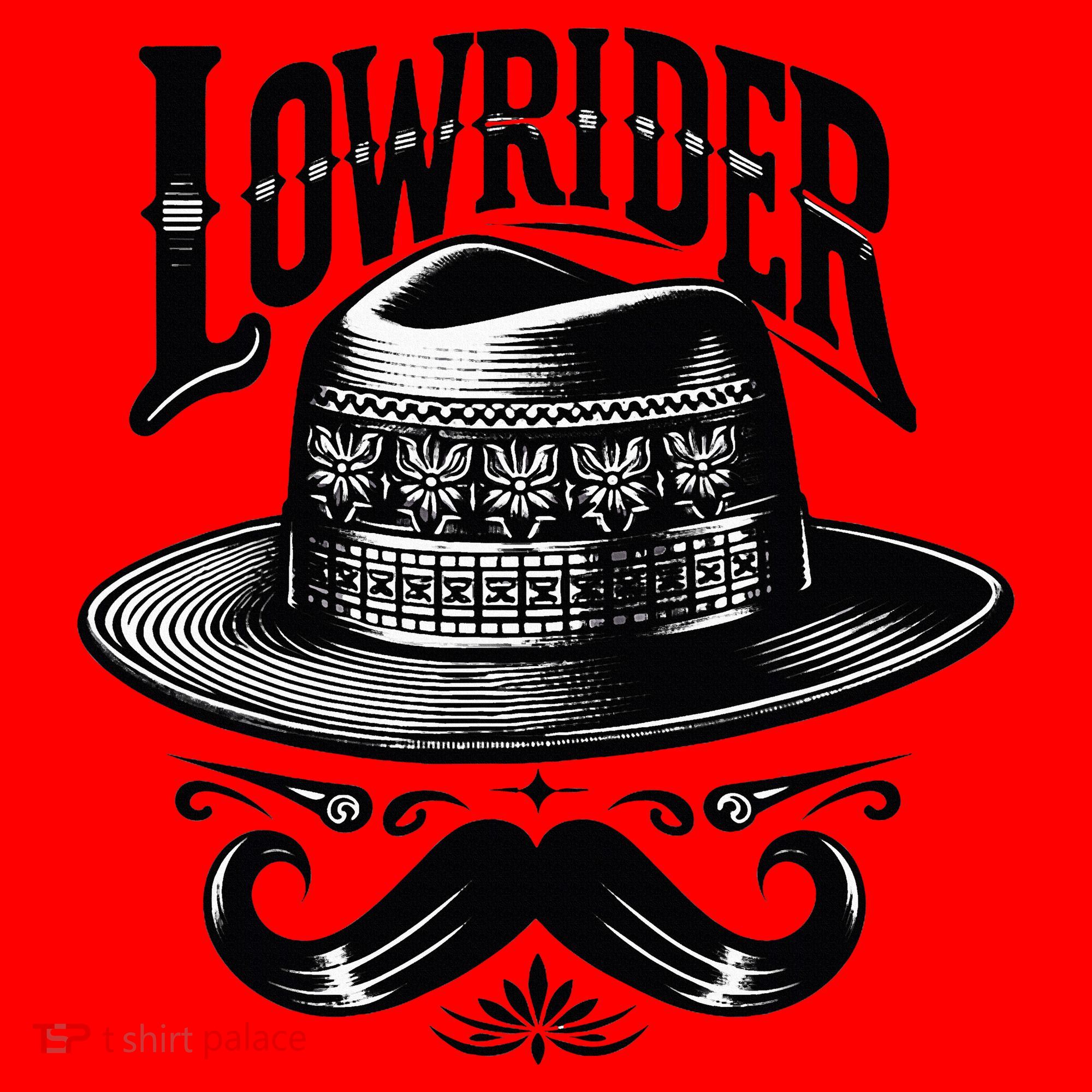 Lowrider Hat Moustache Chicano Cholo Latino Low Rider Santa Hat