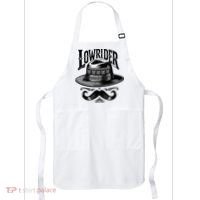 Lowrider Hat Moustache Chicano Cholo Latino Low Rider Apron thumb 0