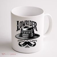 Lowrider Hat Moustache Chicano Cholo Latino Low Rider Coffee Mug thumb 1