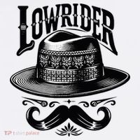 Lowrider Hat Moustache Chicano Cholo Latino Low Rider Women's Hoodie thumb 2